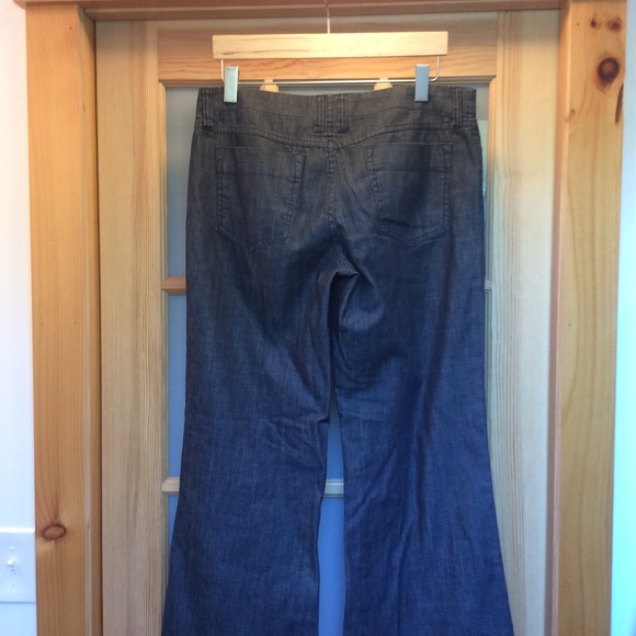 Dark Denim Wide Leg Jeans - Picture 3 of 4